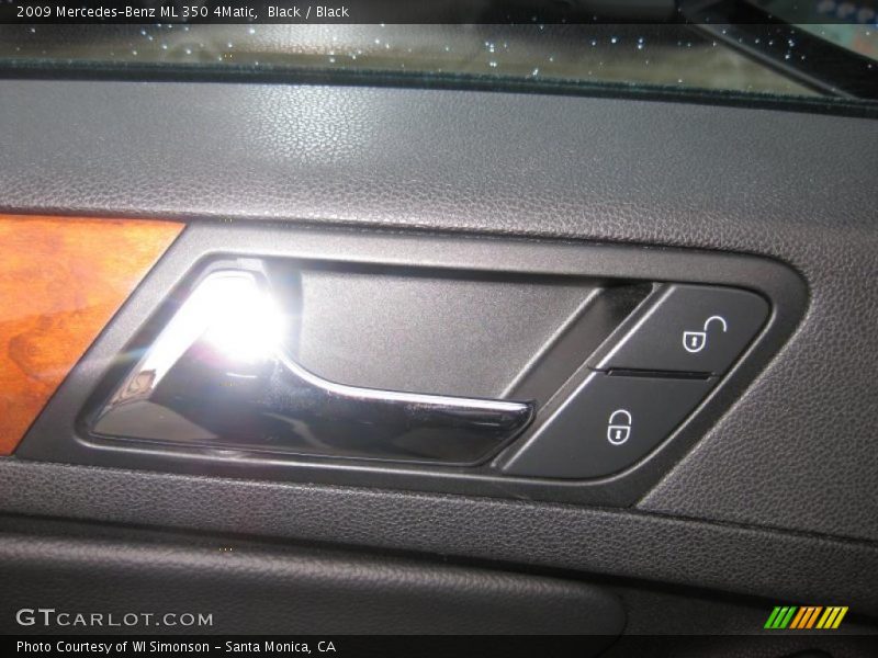 Black / Black 2009 Mercedes-Benz ML 350 4Matic