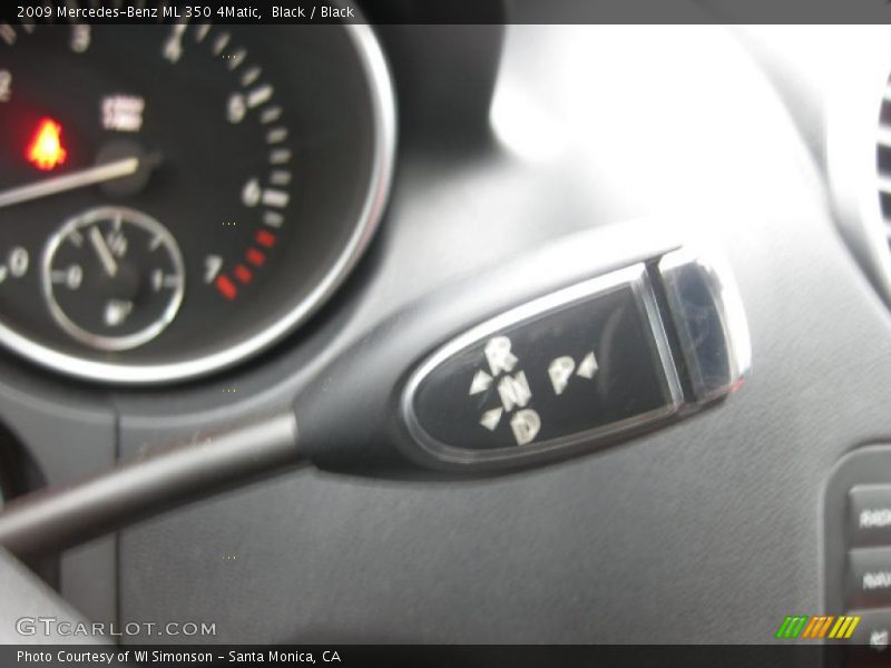 Black / Black 2009 Mercedes-Benz ML 350 4Matic