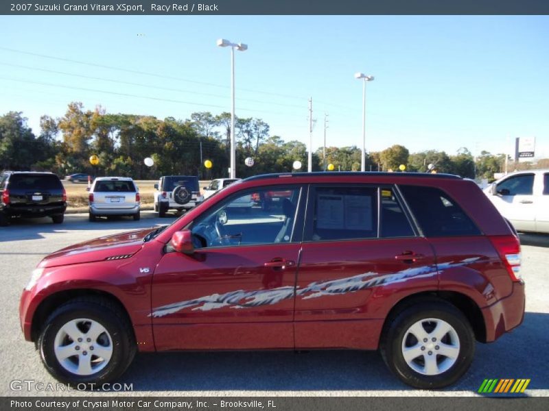 Racy Red / Black 2007 Suzuki Grand Vitara XSport