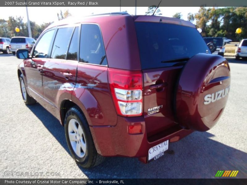 Racy Red / Black 2007 Suzuki Grand Vitara XSport