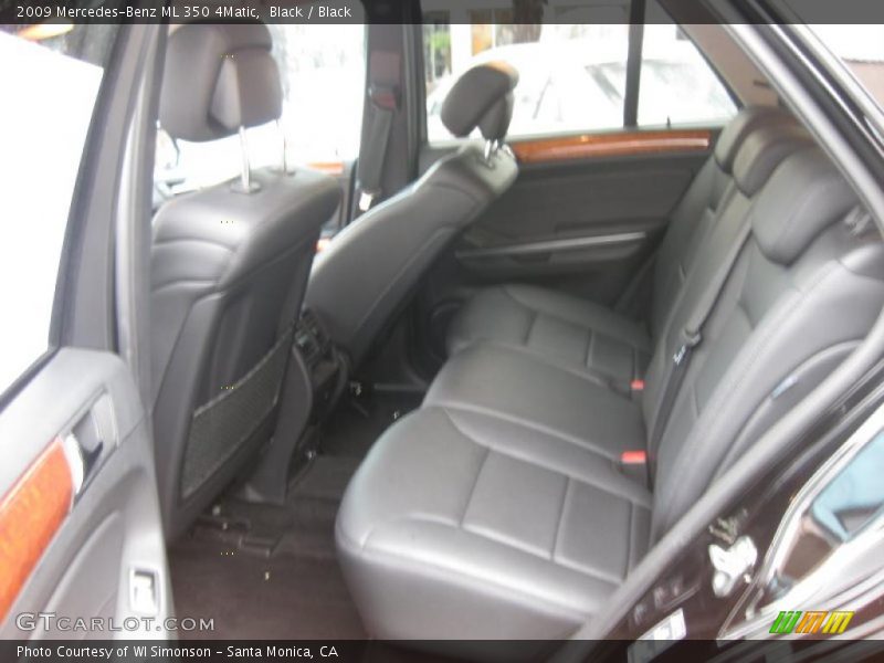Black / Black 2009 Mercedes-Benz ML 350 4Matic