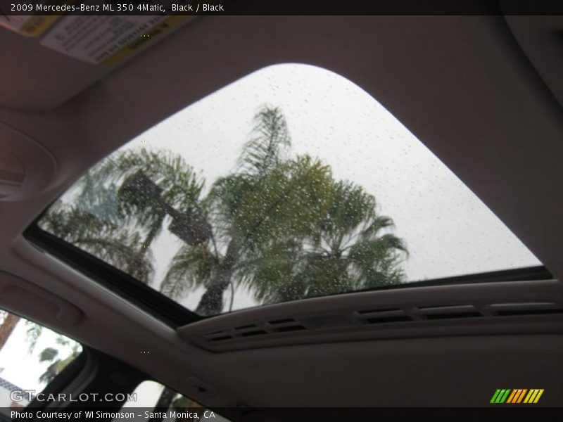 Black / Black 2009 Mercedes-Benz ML 350 4Matic