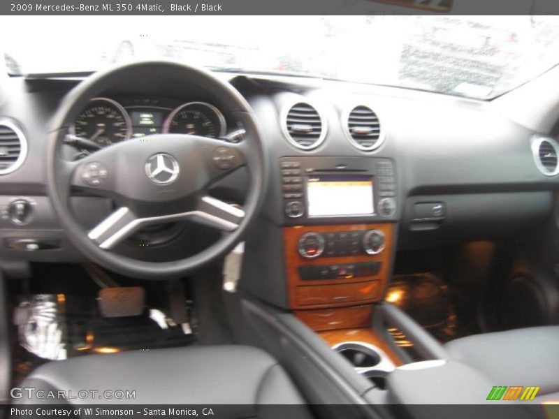 Black / Black 2009 Mercedes-Benz ML 350 4Matic