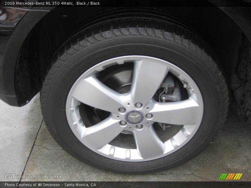 Black / Black 2009 Mercedes-Benz ML 350 4Matic