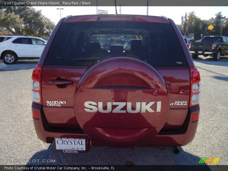Racy Red / Black 2007 Suzuki Grand Vitara XSport