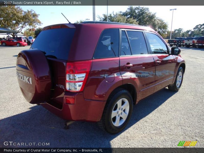 Racy Red / Black 2007 Suzuki Grand Vitara XSport
