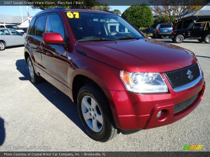 Racy Red / Black 2007 Suzuki Grand Vitara XSport