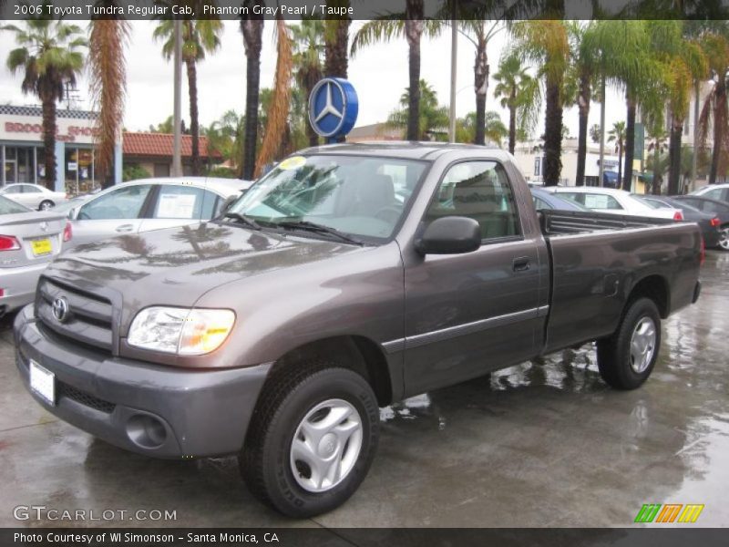 Phantom Gray Pearl / Taupe 2006 Toyota Tundra Regular Cab