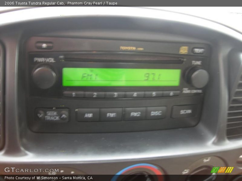 Phantom Gray Pearl / Taupe 2006 Toyota Tundra Regular Cab