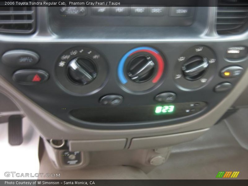 Phantom Gray Pearl / Taupe 2006 Toyota Tundra Regular Cab