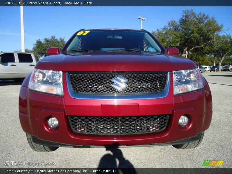 Racy Red / Black 2007 Suzuki Grand Vitara XSport