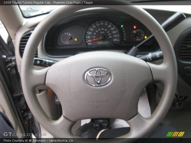 Phantom Gray Pearl / Taupe 2006 Toyota Tundra Regular Cab