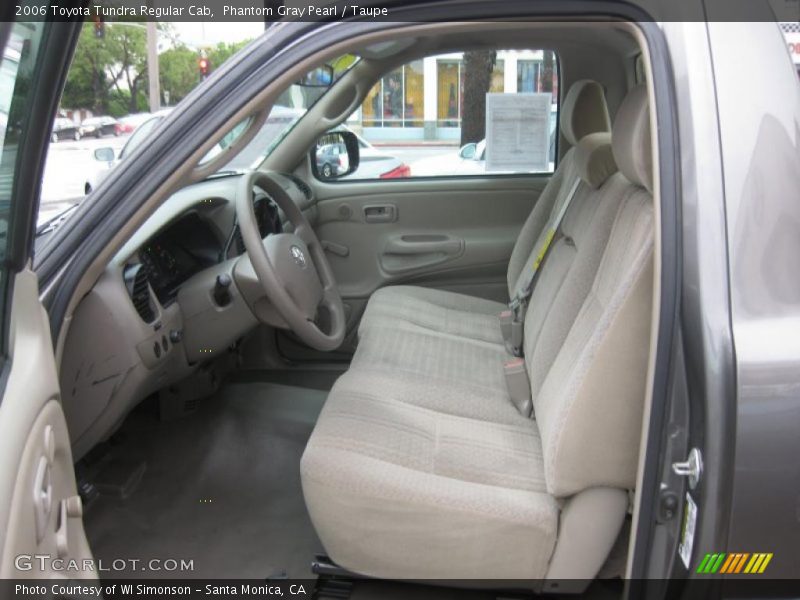 Phantom Gray Pearl / Taupe 2006 Toyota Tundra Regular Cab