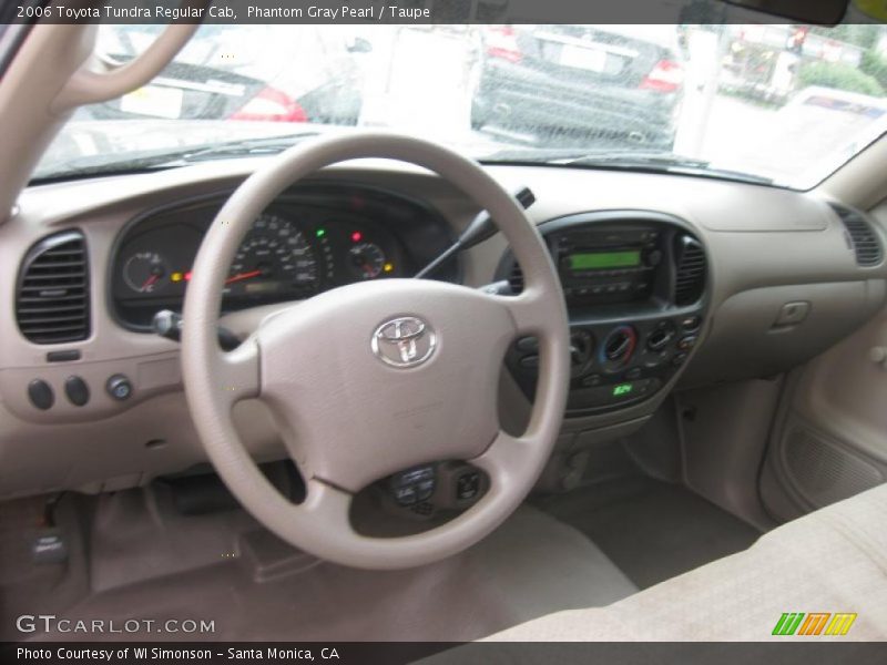Phantom Gray Pearl / Taupe 2006 Toyota Tundra Regular Cab