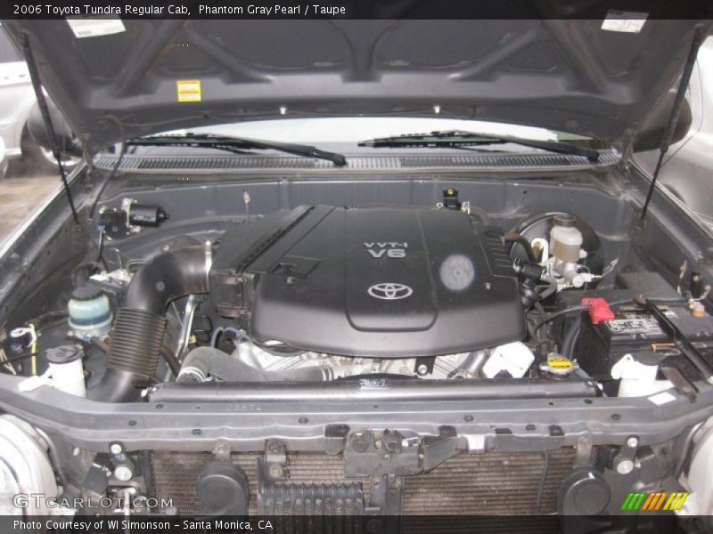 Phantom Gray Pearl / Taupe 2006 Toyota Tundra Regular Cab