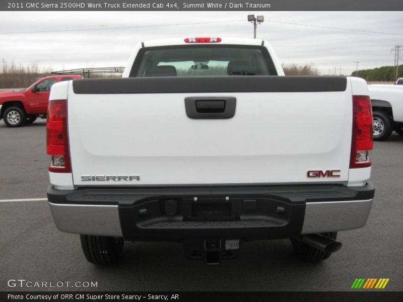 Summit White / Dark Titanium 2011 GMC Sierra 2500HD Work Truck Extended Cab 4x4