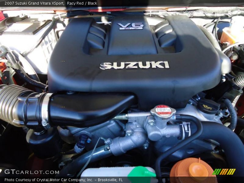 Racy Red / Black 2007 Suzuki Grand Vitara XSport