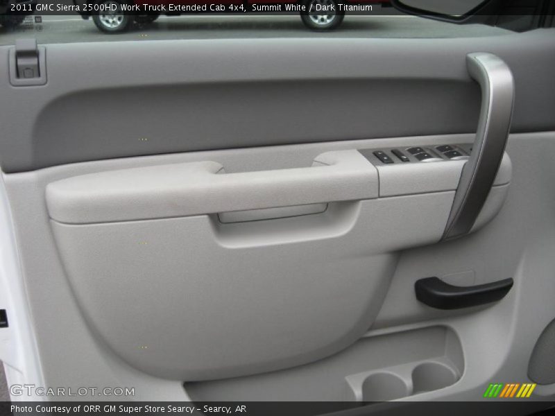 Summit White / Dark Titanium 2011 GMC Sierra 2500HD Work Truck Extended Cab 4x4