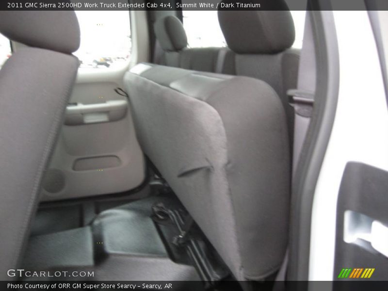 Summit White / Dark Titanium 2011 GMC Sierra 2500HD Work Truck Extended Cab 4x4