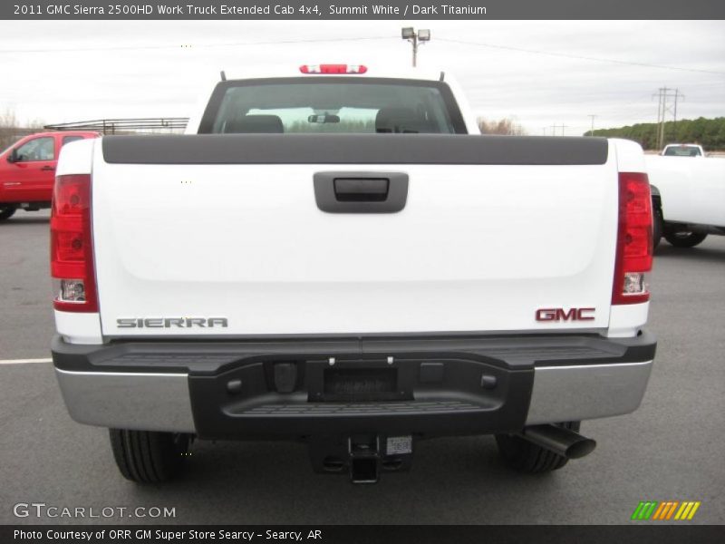 Summit White / Dark Titanium 2011 GMC Sierra 2500HD Work Truck Extended Cab 4x4
