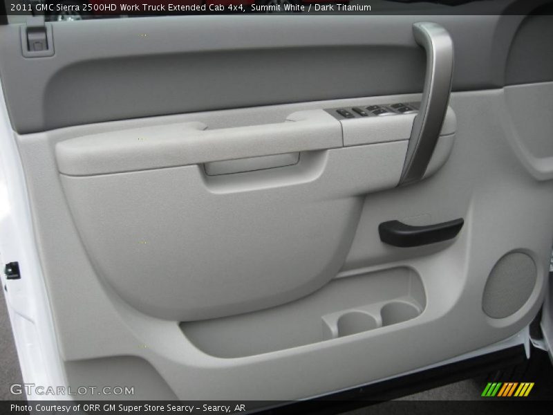 Summit White / Dark Titanium 2011 GMC Sierra 2500HD Work Truck Extended Cab 4x4