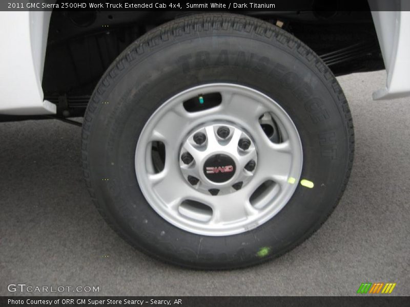 Summit White / Dark Titanium 2011 GMC Sierra 2500HD Work Truck Extended Cab 4x4