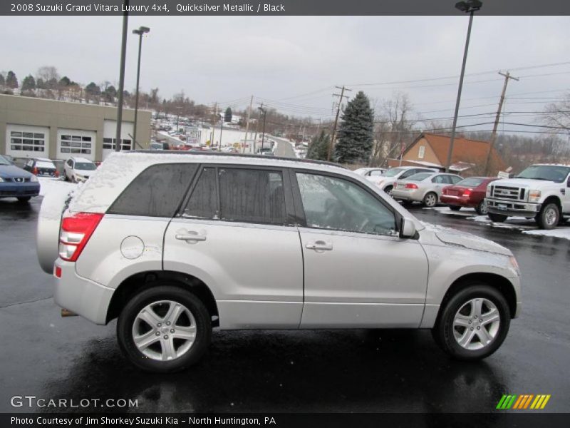 Quicksilver Metallic / Black 2008 Suzuki Grand Vitara Luxury 4x4