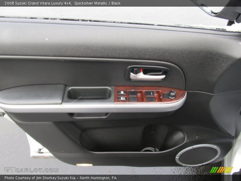 Quicksilver Metallic / Black 2008 Suzuki Grand Vitara Luxury 4x4