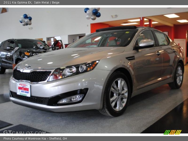 Satin Metal / Beige 2011 Kia Optima EX