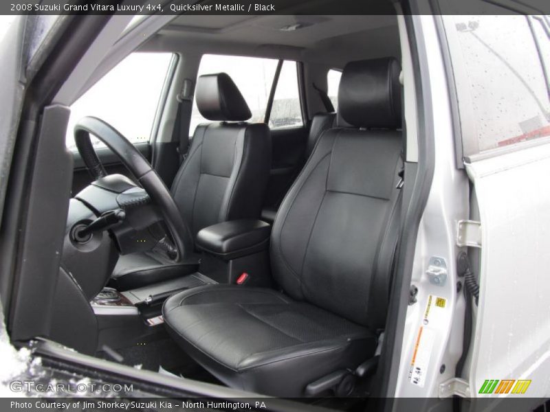 Quicksilver Metallic / Black 2008 Suzuki Grand Vitara Luxury 4x4