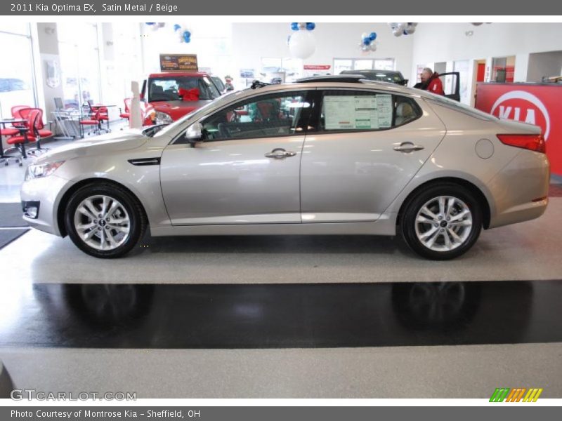 Satin Metal / Beige 2011 Kia Optima EX