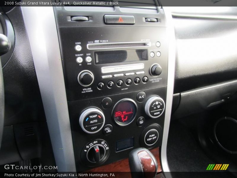 Quicksilver Metallic / Black 2008 Suzuki Grand Vitara Luxury 4x4