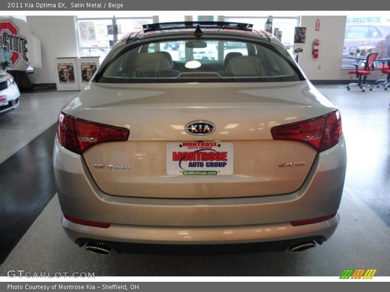 Satin Metal / Beige 2011 Kia Optima EX
