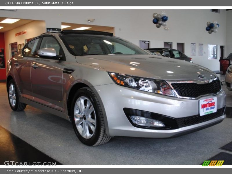 Satin Metal / Beige 2011 Kia Optima EX