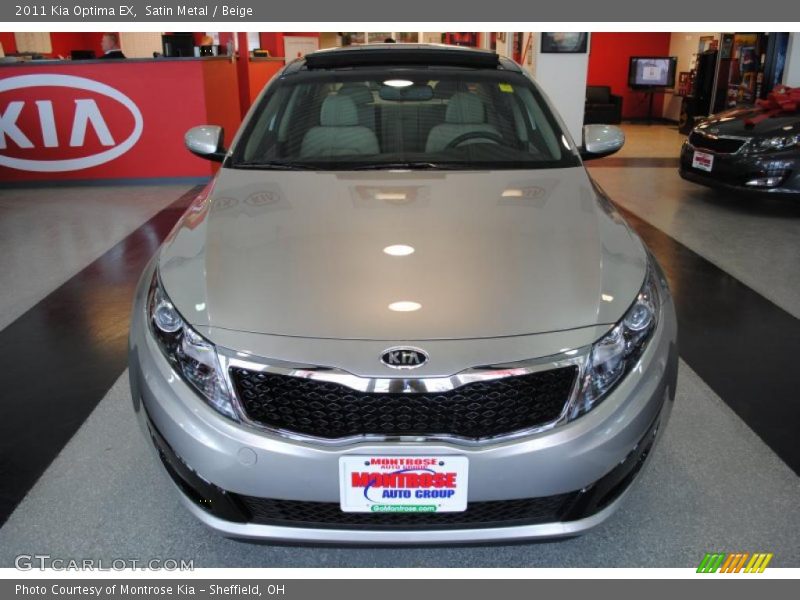 Satin Metal / Beige 2011 Kia Optima EX
