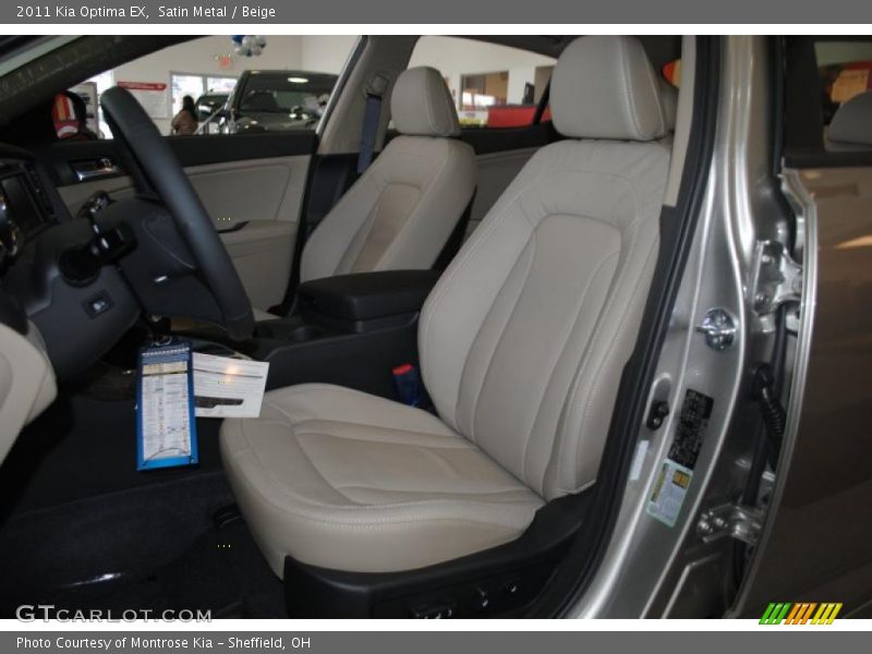 Satin Metal / Beige 2011 Kia Optima EX