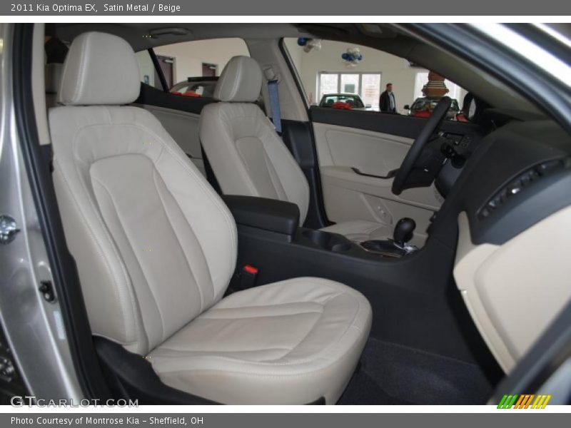 Satin Metal / Beige 2011 Kia Optima EX