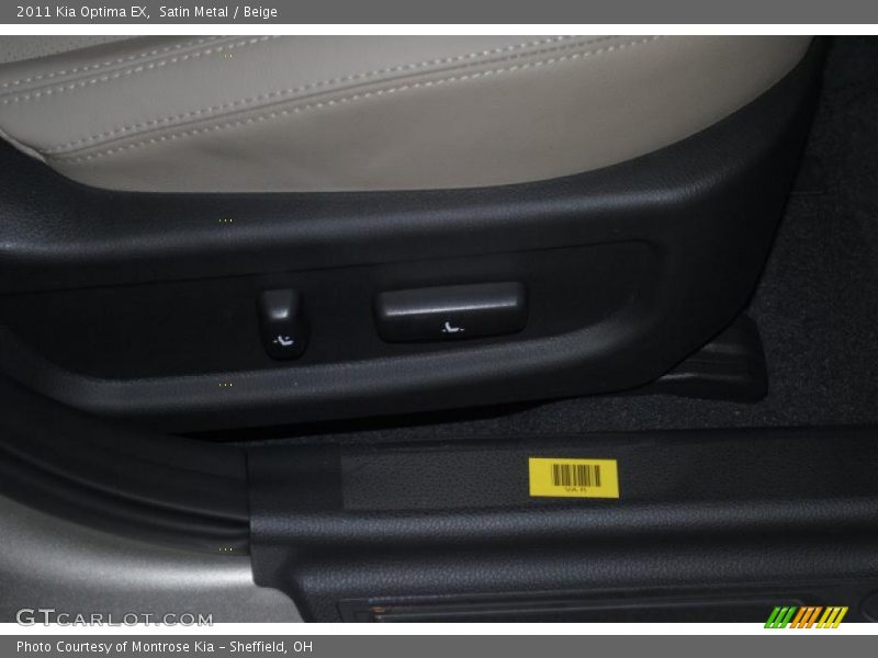 Satin Metal / Beige 2011 Kia Optima EX