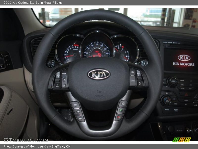 Satin Metal / Beige 2011 Kia Optima EX
