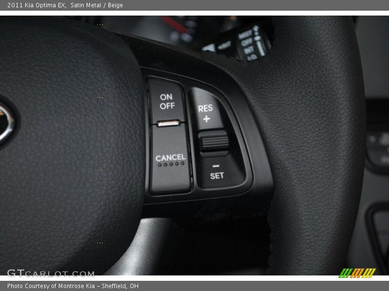Satin Metal / Beige 2011 Kia Optima EX