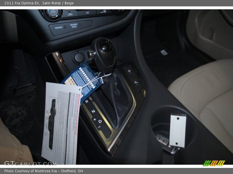 Satin Metal / Beige 2011 Kia Optima EX