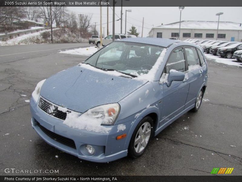 Ice Blue Metallic / Black 2005 Suzuki Aerio SX Sport Wagon