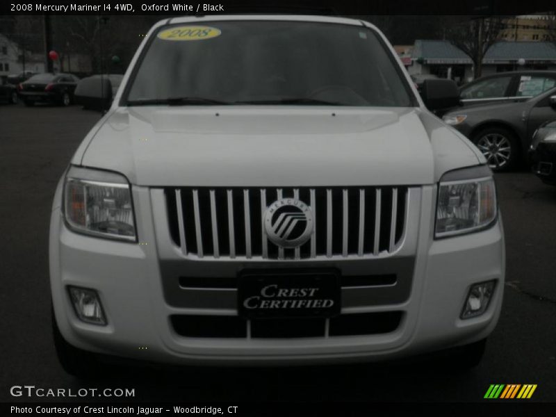 Oxford White / Black 2008 Mercury Mariner I4 4WD