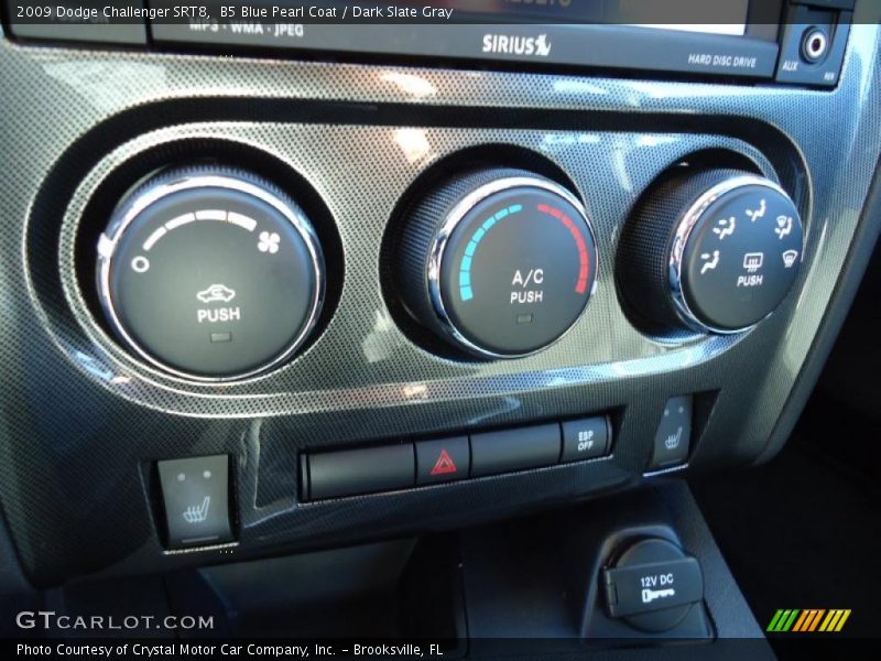 B5 Blue Pearl Coat / Dark Slate Gray 2009 Dodge Challenger SRT8