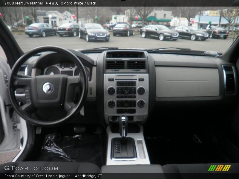 Oxford White / Black 2008 Mercury Mariner I4 4WD