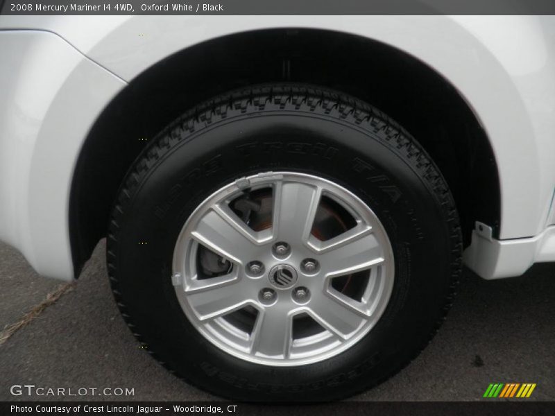 Oxford White / Black 2008 Mercury Mariner I4 4WD