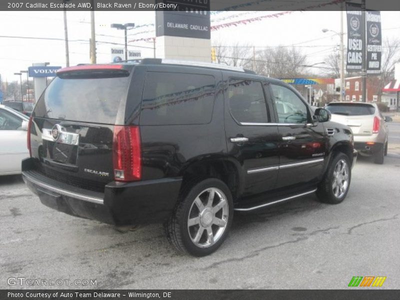 Black Raven / Ebony/Ebony 2007 Cadillac Escalade AWD