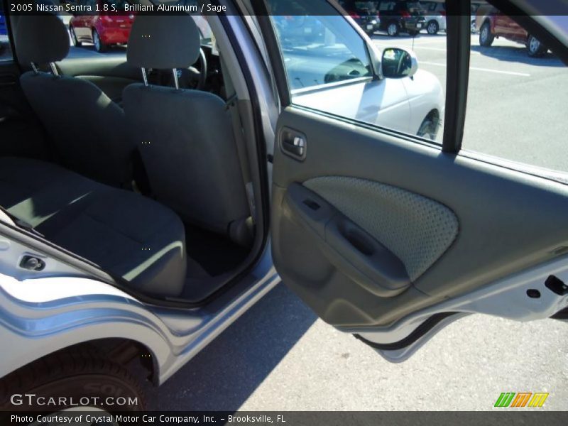 Brilliant Aluminum / Sage 2005 Nissan Sentra 1.8 S