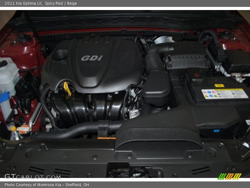 Spicy Red / Beige 2011 Kia Optima LX