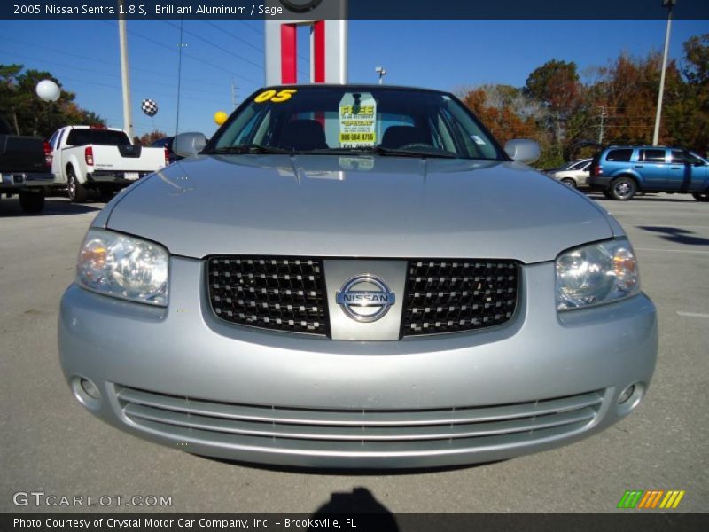 Brilliant Aluminum / Sage 2005 Nissan Sentra 1.8 S